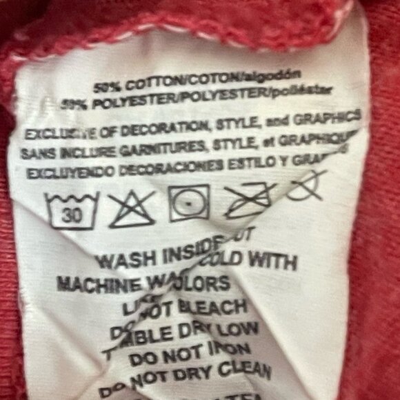 Arizona Cardinals Shirt Men’s Medium Red NFL Short Sleeve T-shirt - Picture 9 of 9